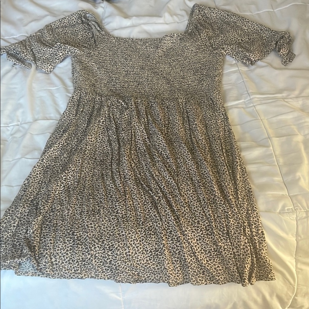 American Eagle Outfitters leopard Mini Dress